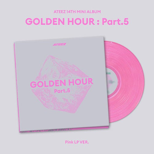 [KQ SHOP POB] ATEEZ - GOLDEN HOUR : Part.5 (Pink LP VER.)