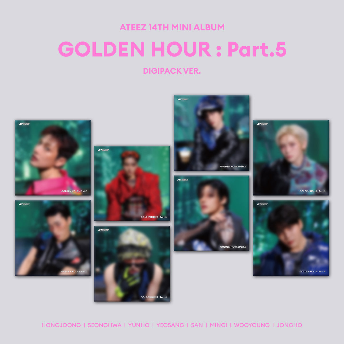 ATEEZ - GOLDEN HOUR PART.5 (DIGIPACK ver.)