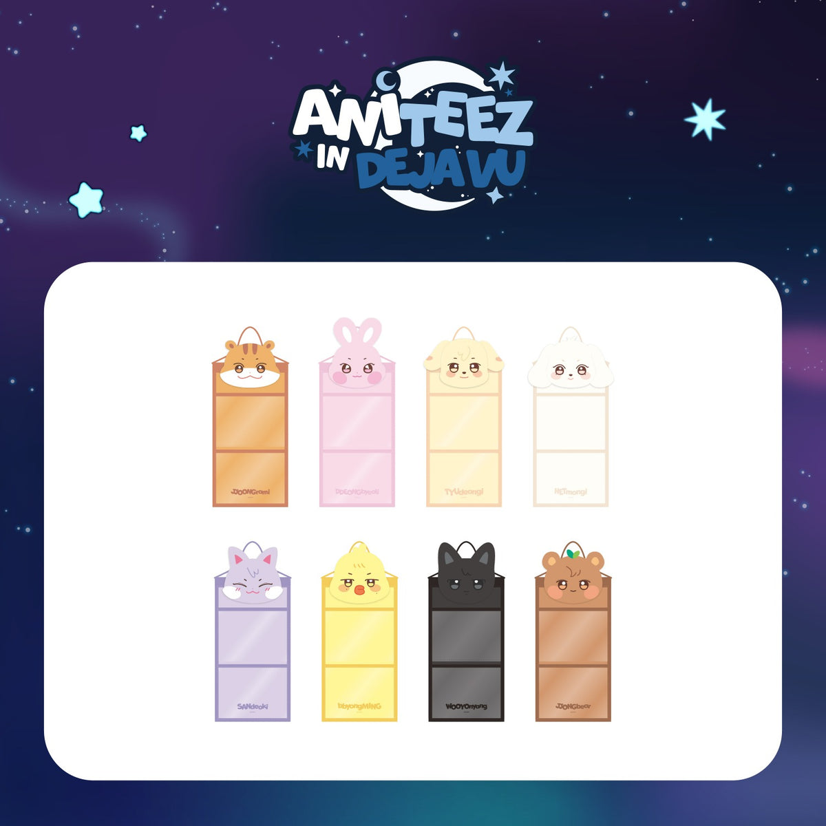 ATEEZ X ANITEEZ POP-UP [ANITEEZ IN DEJA VU] MD 06. Wall-mounted Storage Pocket (WALL POCKET)