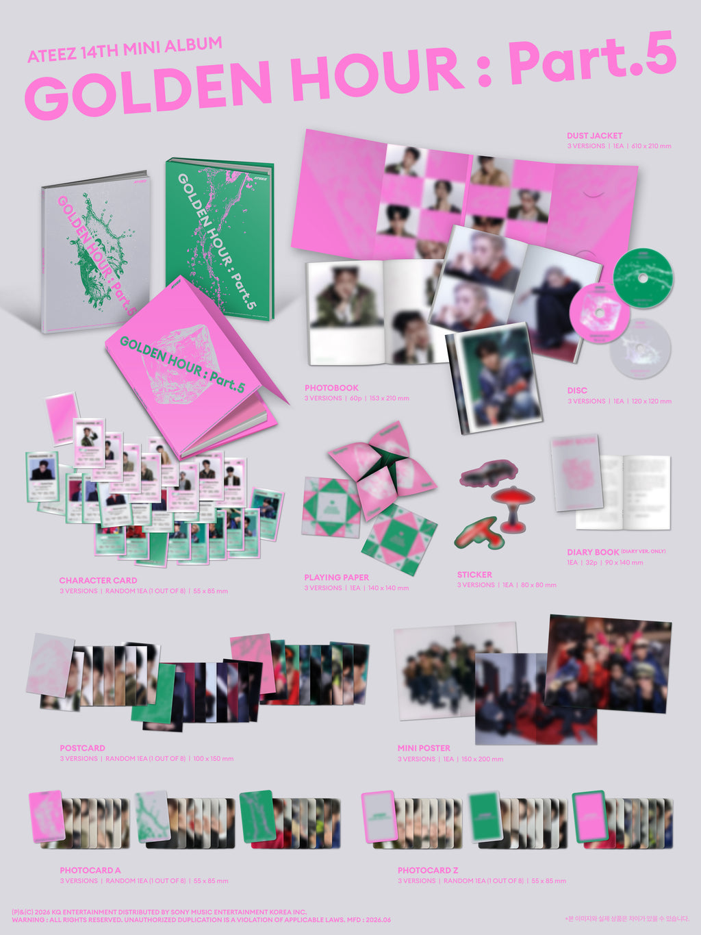 [PRÉ-COMMANDE] ATEEZ GOLDEN HOUR PART.5 SOUNDWAVE EVENT [PHOTOBOOK VER.]
