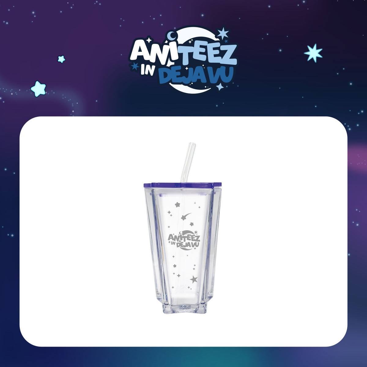 ATEEZ X ANITEEZ POP-UP [ANITEEZ IN DEJA VU] MD 08. Starlight Glass Tumbler
