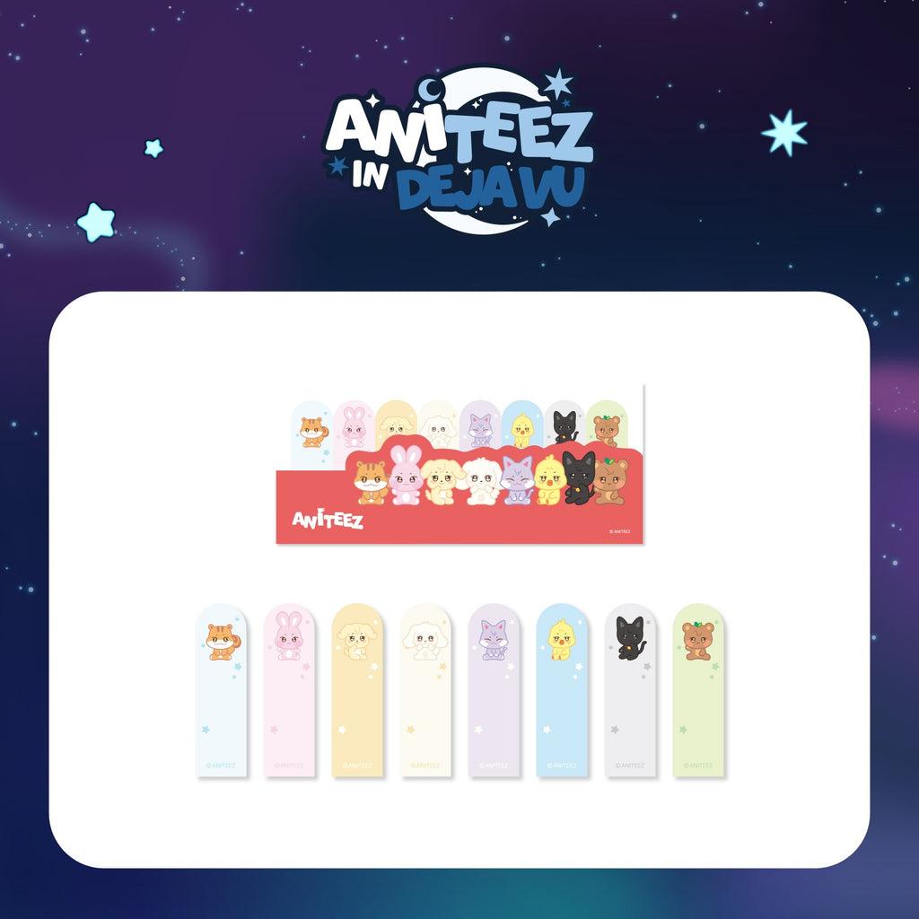 ATEEZ X ANITEEZ POP-UP [ANITEEZ IN DEJA VU] MD 11. Index Sticky Memo Set